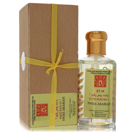 White Rose No 1 by Swiss Arabian Concentrated Alcohol-Free Perfume Oil Unisex 3.21 oz / 95 ml The Fragrance Avenue