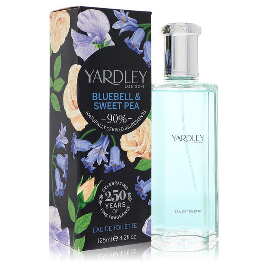 Yardley Bluebell & Sweet Pea Eau de Toilette Spray for Women, 4.2 oz / 124 ml The Fragrance Avenue