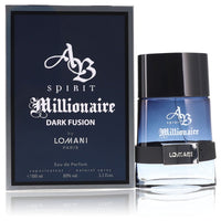 Lomani Spirit Millionaire Dark Fusion Eau De Parfum Spray for Men 3.3 oz (100 ml) The Fragrance Avenue