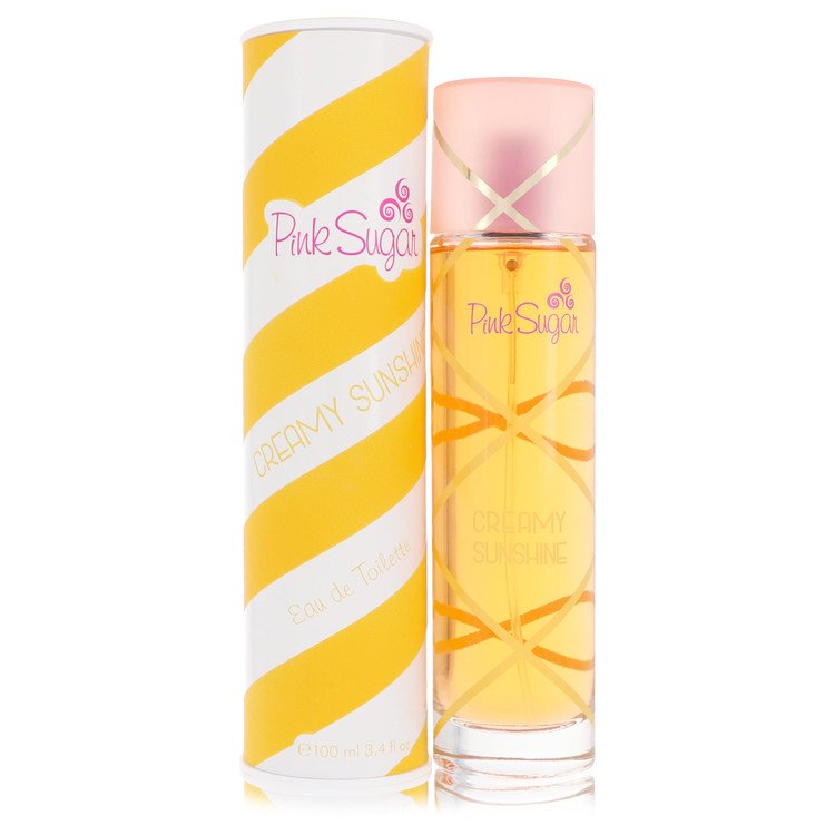 Aquolina Pink Sugar Creamy Sunshine Eau de Toilette Spray 3.4 oz / 100 ml for Women The Fragrance Avenue