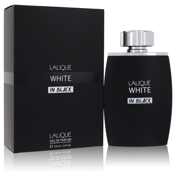 Lalique White In Black Eau De Parfum Spray for Men, 4.2 oz / 125 ml The Fragrance Avenue