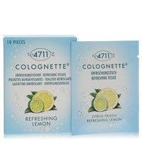 4711 Colognette Refreshing Lemon Scent by 4711 - Pack of 10 Refreshing Tissues for Men The Fragrance Avenue