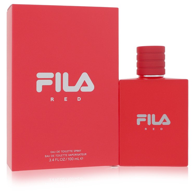 Fila Red Eau De Toilette Spray for Men, 3.4 oz / 100 ml The Fragrance Avenue