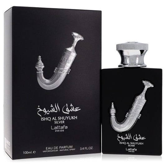 Lattafa Pride Ishq Al Shuyukh Silver Eau de Parfum Spray 3.4 oz / 100 ml Unisex