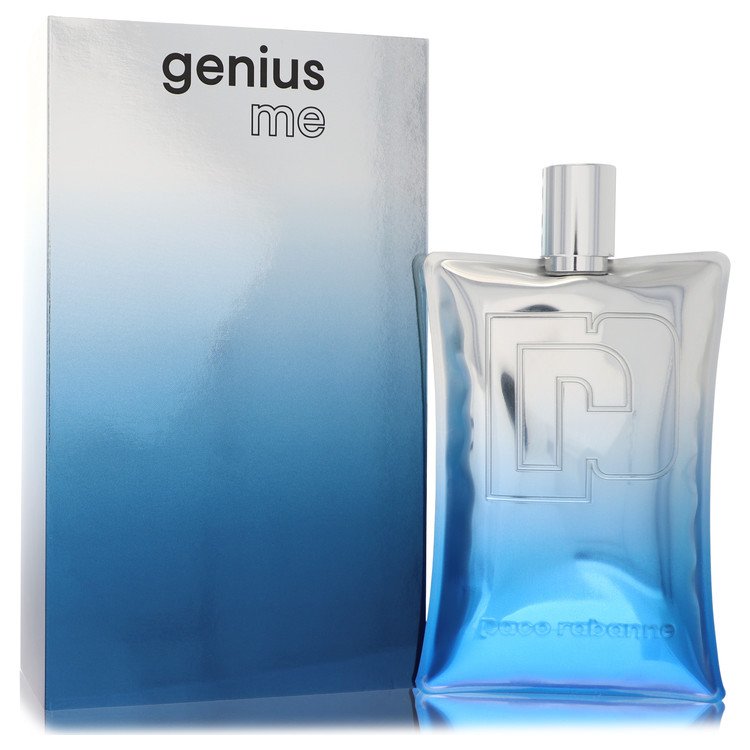 Blue glass bottle with silver logo and minimalist design, unisex fragrance spray 2.1 oz by The Fragrance Avenue.