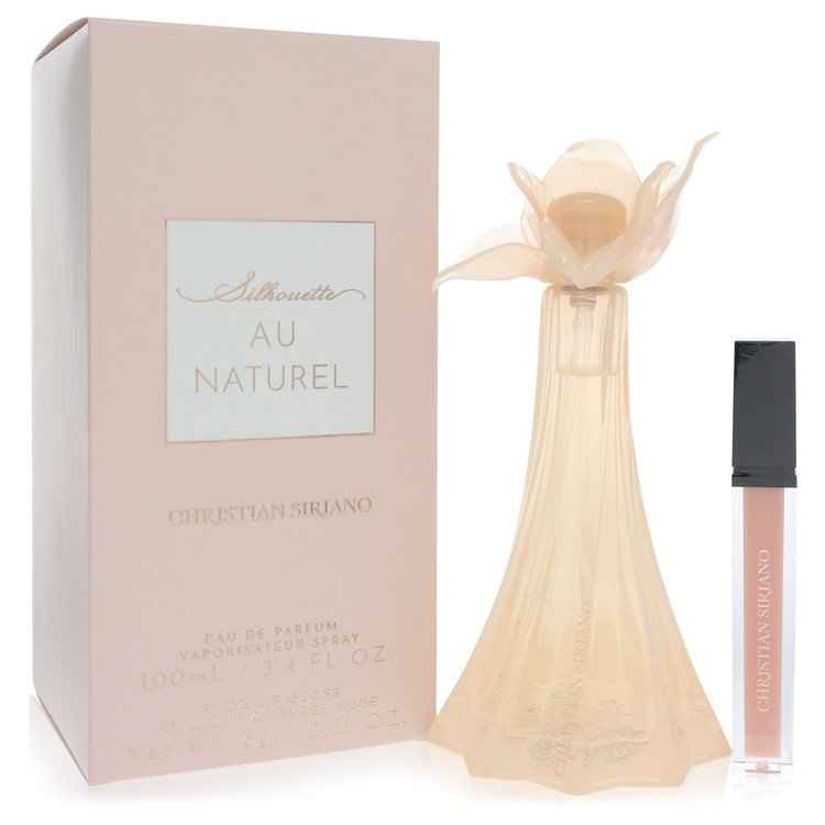 Christian Siriano Au Naturel Eau De Parfum Spray 1.7 oz / 50 ml & Nude Lip Gloss Set The Fragrance Avenue