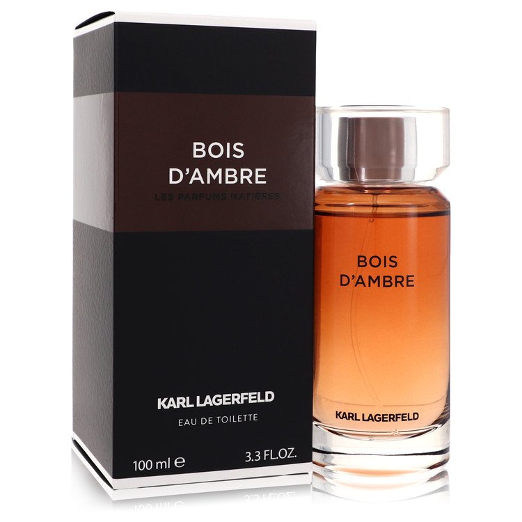 Karl Lagerfeld Bois d'Ambre Eau de Toilette Spray 3.3 oz (100 ml) for Men The Fragrance Avenue