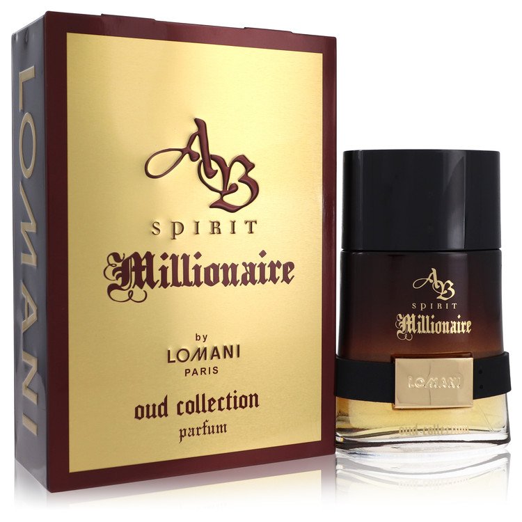 Lomani Spirit Millionaire Oud Collection Eau De Parfum Spray for Men, 3.3 oz (100 ml) The Fragrance Avenue