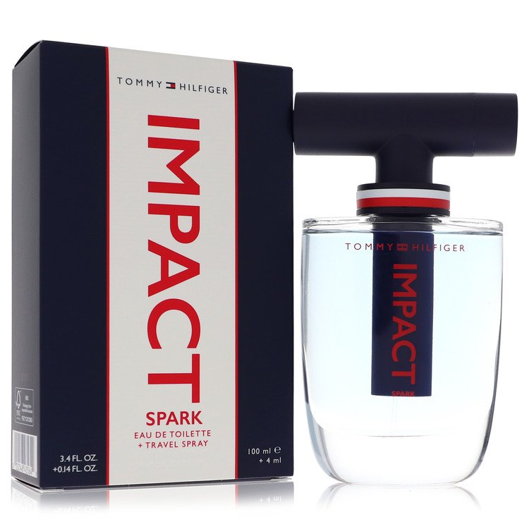 Tommy Hilfiger Impact Spark Eau De Toilette Spray 3.4 oz (100 ml) with Travel Spray The Fragrance Avenue