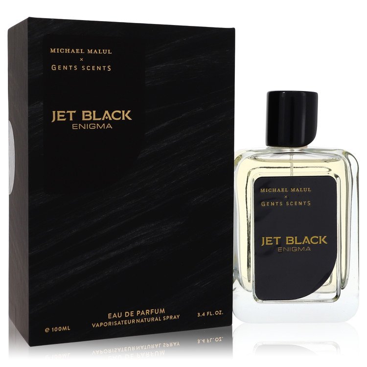Michael Malul Jet Black Enigma Eau De Parfum Spray 3.4 oz / 100 ml for Men The Fragrance Avenue