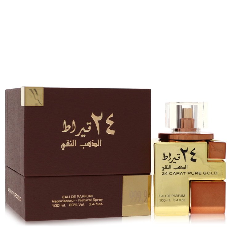 Lattafa 24 Carat Pure Gold Unisex Eau De Parfum Spray 3.4 oz / 100 ml The Fragrance Avenue