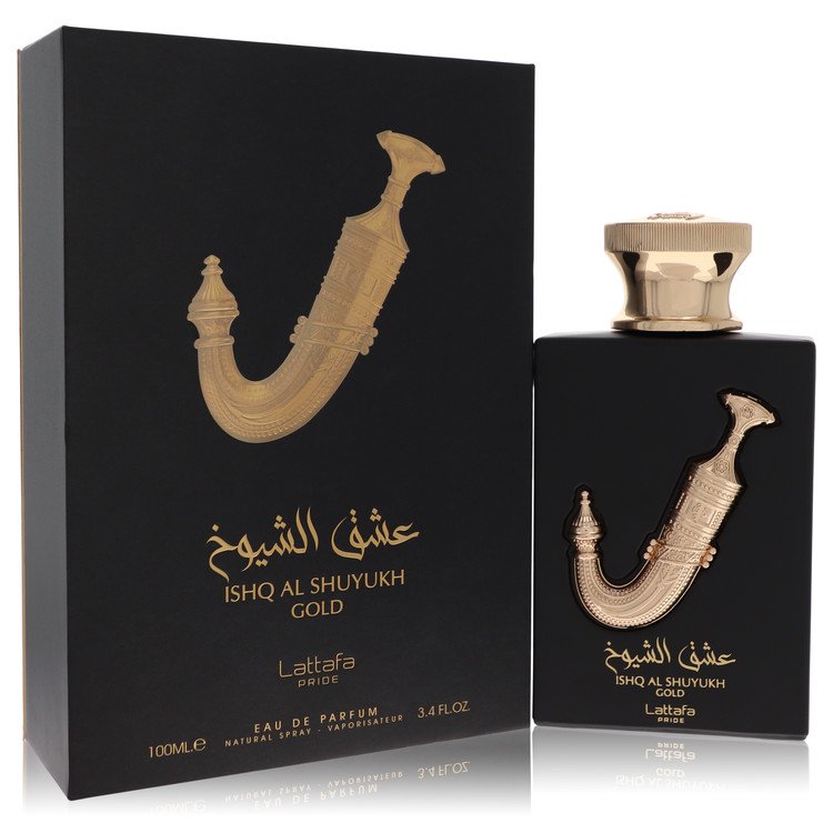 Lattafa Pride Ishq Al Shuyukh Gold Eau De Parfum Spray 3.4 oz / 100 ml Unisex The Fragrance Avenue