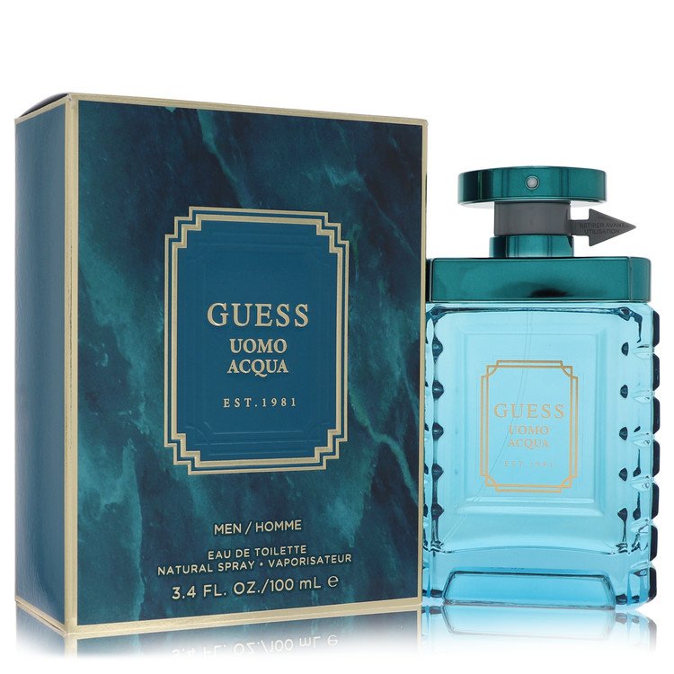 Guess Men's Acqua Eau de Toilette Spray 3.4 oz / 100 ml The Fragrance Avenue