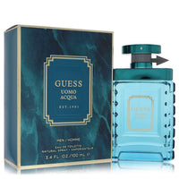 Guess Men's Acqua Eau de Toilette Spray 3.4 oz / 100 ml The Fragrance Avenue