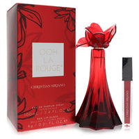 Christian Siriano Ooh La Rouge Eau De Parfum Spray 1.7oz/50ml with Red Lip Gloss The Fragrance Avenue
