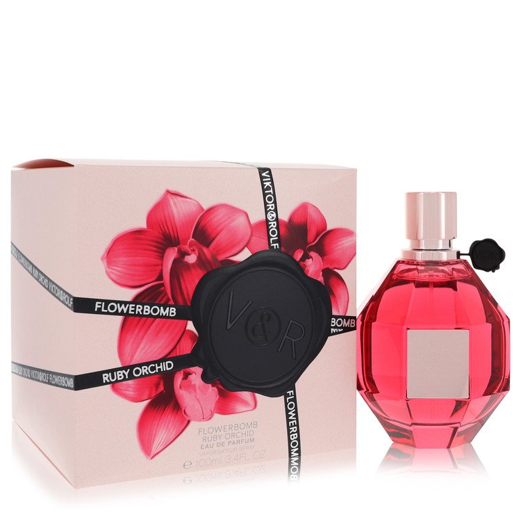 Viktor & Rolf Flowerbomb Ruby Orchid Eau De Parfum Spray 3.4 oz (100 ml) for Women The Fragrance Avenue