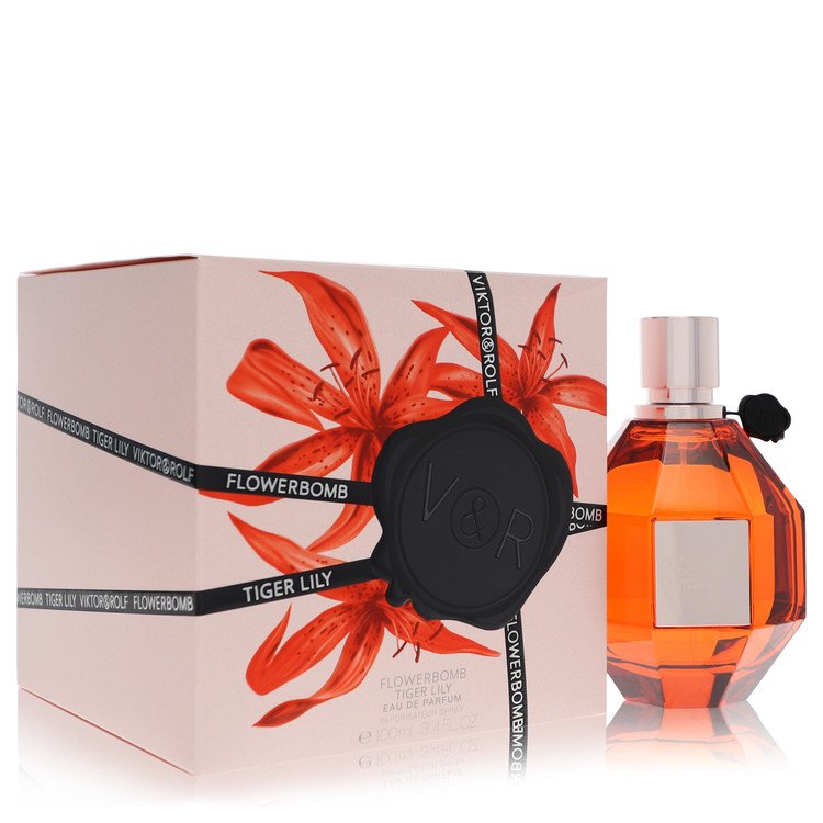 Flowerbomb Tiger Lily by Viktor & Rolf Eau de Parfum Spray 3.4 oz (100 ml) The Fragrance Avenue