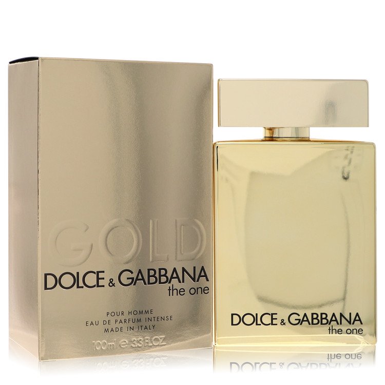 Dolce & Gabbana The One Gold Intense Eau De Parfum Spray 3.3 oz / 100 ml for Men The Fragrance Avenue