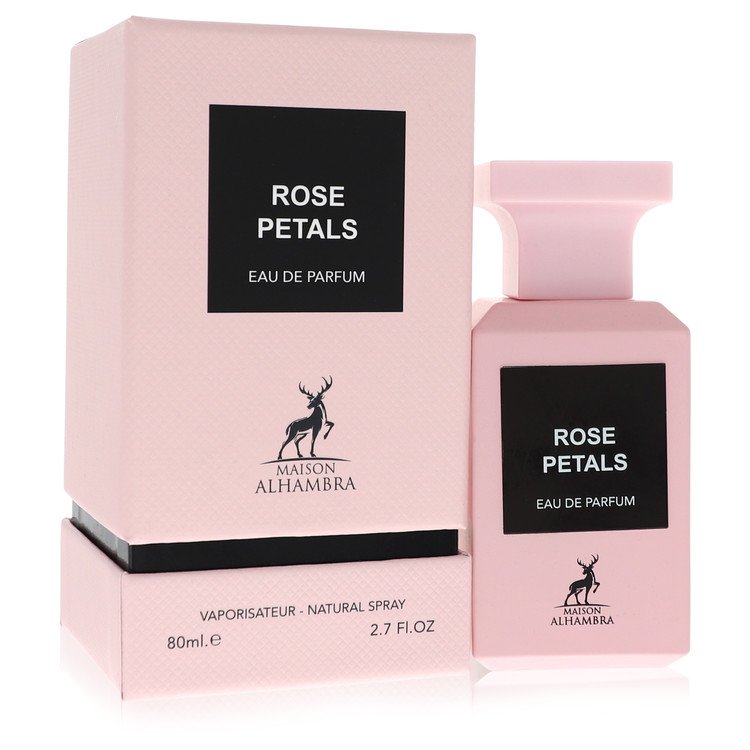 Maison Alhambra Rose Petals Eau de Parfum Spray 2.7 oz / 80 ml for Women The Fragrance Avenue