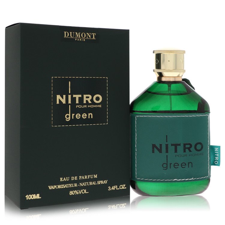 Dumont Nitro Green Eau de Parfum Spray for Men, 3.4 oz (100 ml) The Fragrance Avenue