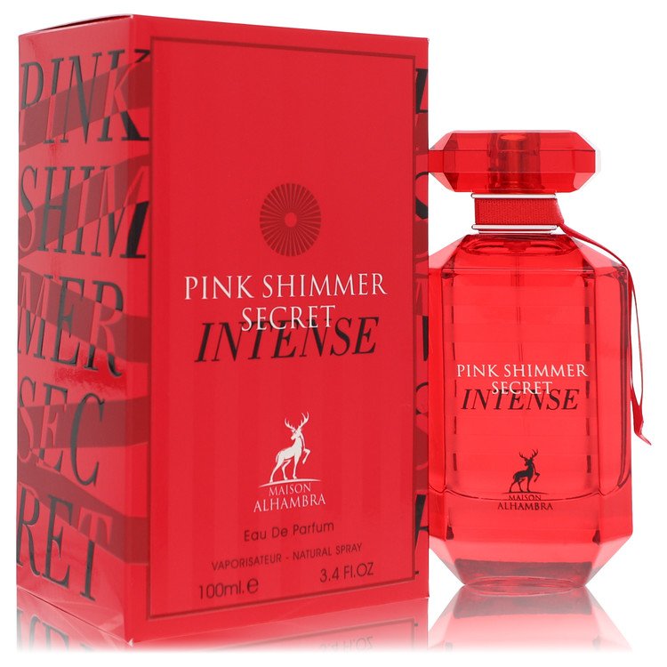 Maison Alhambra Pink Shimmer Secret Intense Eau De Parfum for Women 3.4 oz / 100 ml The Fragrance Avenue
