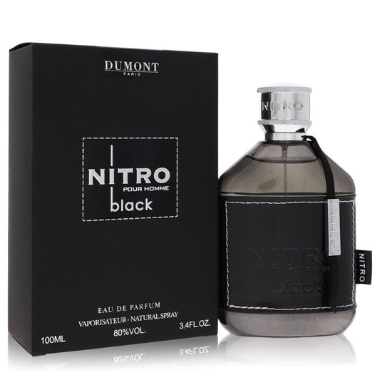 Dumont Nitro Black Eau De Parfum Spray 3.4 oz / 100 ml for Men