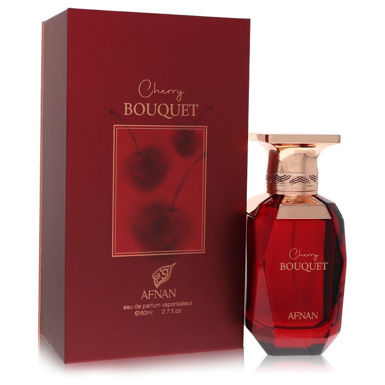 Afnan Cherry Bouquet Eau De Parfum Spray 2.7 oz (80 ml) for Women The Fragrance Avenue