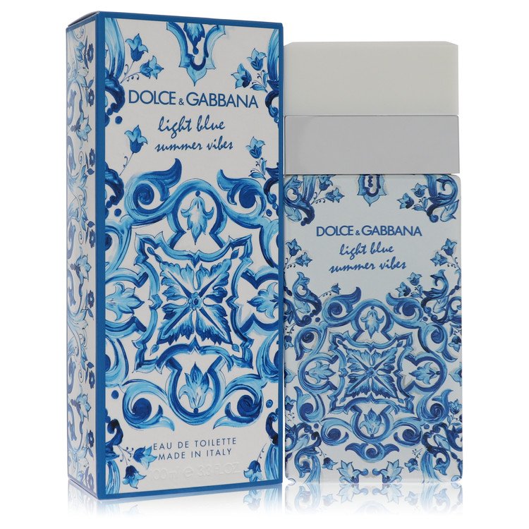 Dolce & Gabbana Light Blue Summer Vibes Eau De Toilette Spray 3.4 oz / 100 ml The Fragrance Avenue