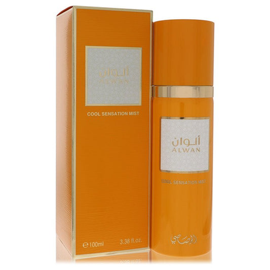 Rasasi Alwan by Rasasi Cool Sensation Mist Unisex 3.38 oz / 100 ml The Fragrance Avenue