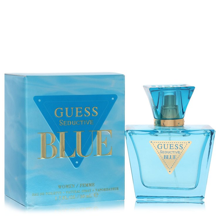 Guess Seductive Blue Eau de Toilette Spray for Women, 1.7 oz (50 ml) The Fragrance Avenue