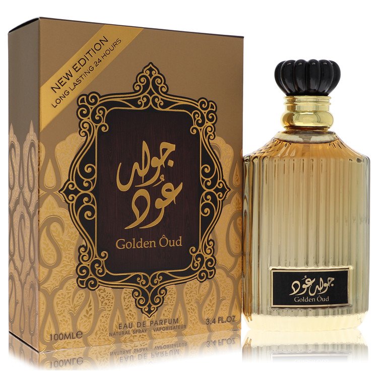 Lattafa Asdaaf Golden Oud Unisex Eau De Parfum Spray 3.4 oz / 100 ml The Fragrance Avenue