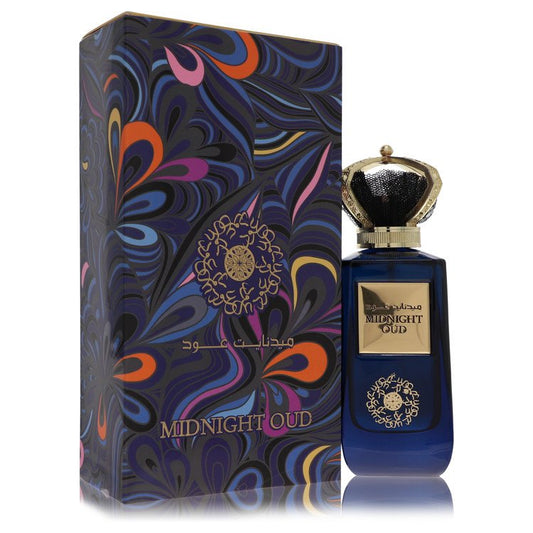 Al Zaafaran Midnight Oud Eau De Parfum Spray 3.4 oz / 100 ml Unisex The Fragrance Avenue
