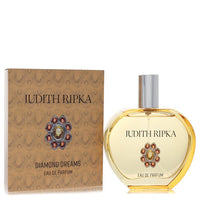 Judith Ripka Diamond Dreams perfume bottle with gold accents and clear glass, 3.4 oz by The Fragrance Avenue