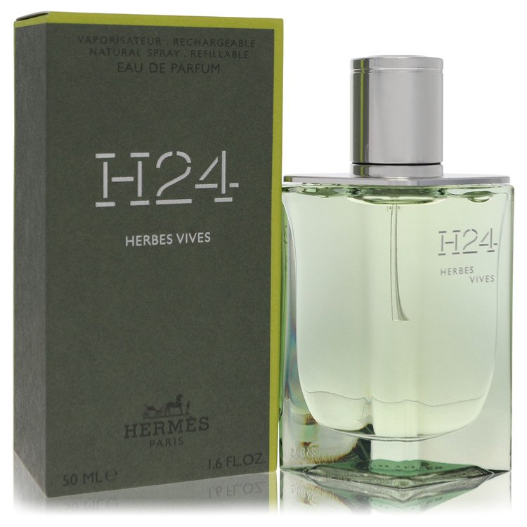 Hermes H24 Herbes Vives Eau De Parfum Refillable Spray 1.7 oz / 50 ml for Men The Fragrance Avenue
