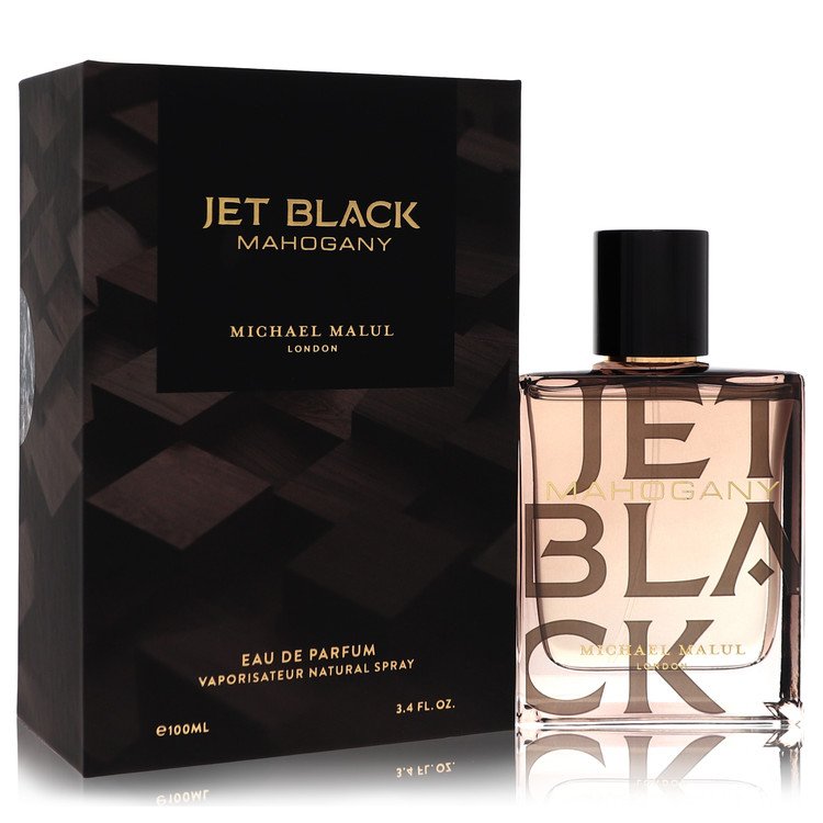 Michael Malul Jet Black Mahogany Eau de Parfum Spray 3.4 oz / 100 ml for Men The Fragrance Avenue