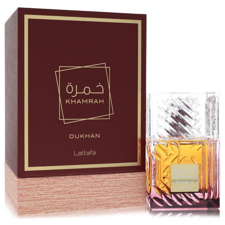 Lattafa Khamrah Dukhan Unisex Eau De Parfum Spray 3.4 oz / 100 ml The Fragrance Avenue