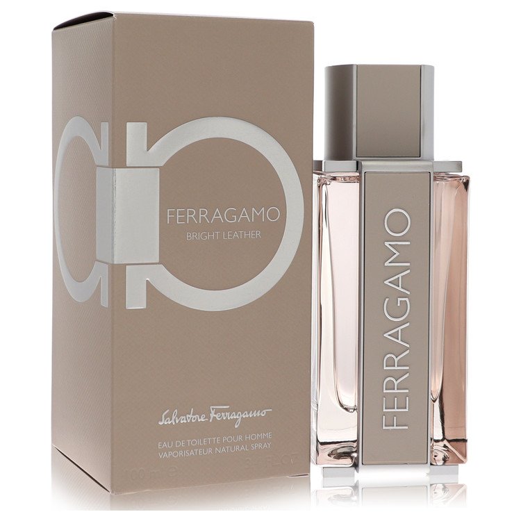 Salvatore Ferragamo Bright Leather Eau de Toilette Spray 3.4 oz / 100 ml for Men The Fragrance Avenue