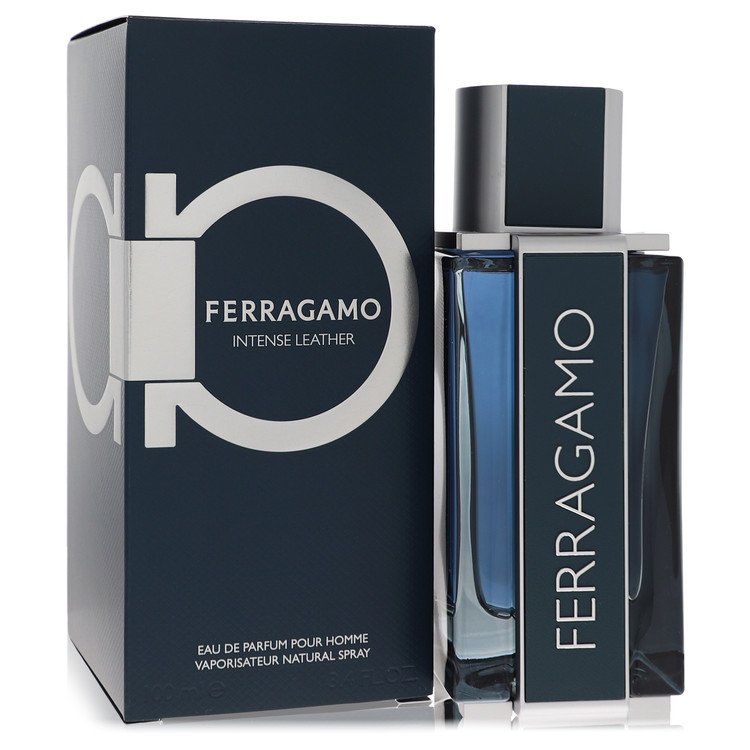 Salvatore Ferragamo Intense Leather Eau de Parfum Spray 3.4 oz / 100 ml for Men The Fragrance Avenue