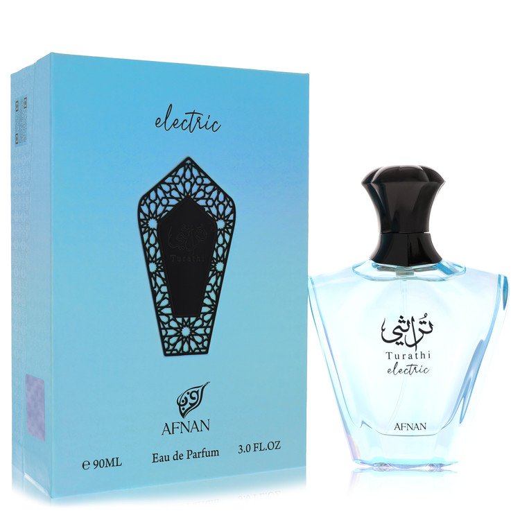Afnan Turathi Electric Eau De Parfum Spray 3.0 oz / 90 ml Unisex The Fragrance Avenue