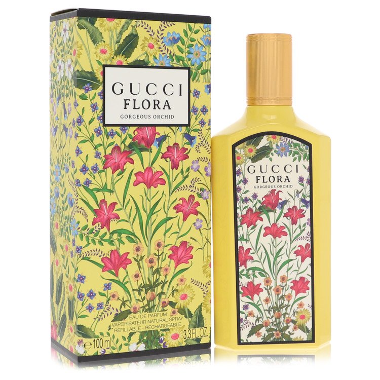 Gucci Flora Gorgeous Orchid Eau de Parfum Spray 3.3 oz (100 ml) for Women The Fragrance Avenue