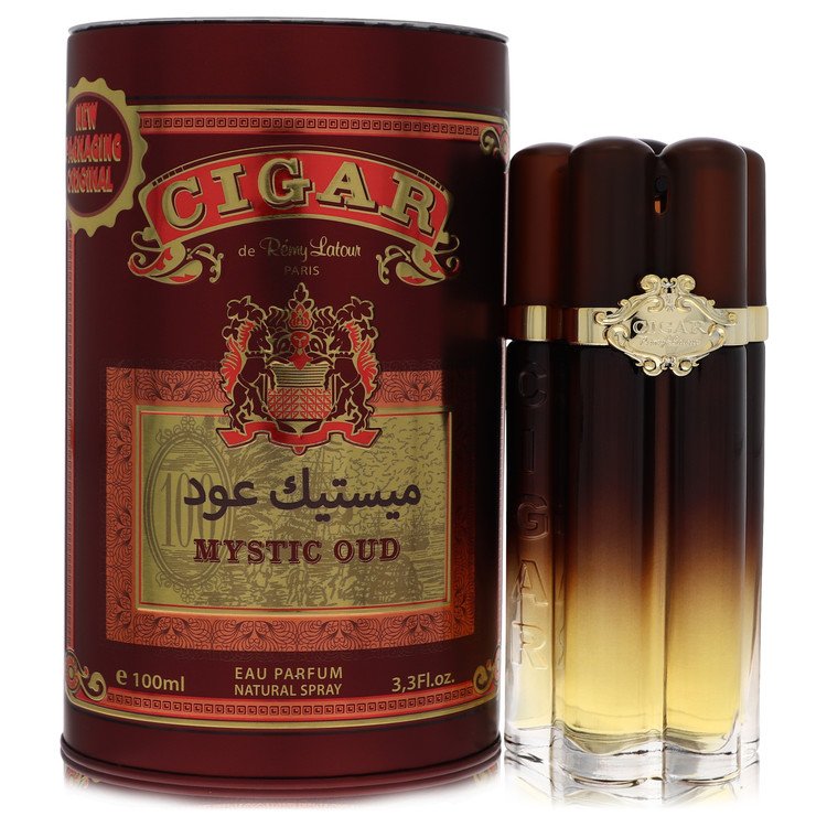 Cigar Mystic Oud by Remy Latour Eau de Parfum Spray for Men 3.3 oz / 100 ml The Fragrance Avenue