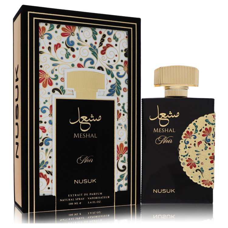 Nusuk Meshal Noir by Nusuk Extrait De Parfum Spray 3.4 oz (100 ml) Unisex The Fragrance Avenue