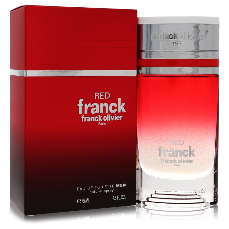 Franck Olivier Red Franck Eau De Toilette Spray 2.5 oz (75 ml) for Men The Fragrance Avenue