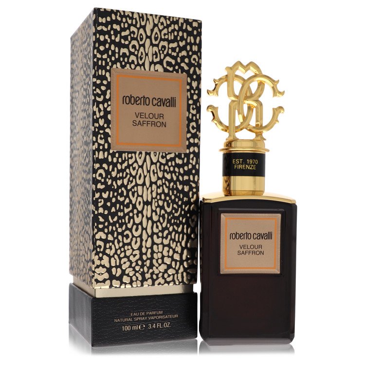 Roberto Cavalli Velour Saffron Eau de Parfum Spray 3.4 oz / 100 ml for Men The Fragrance Avenue