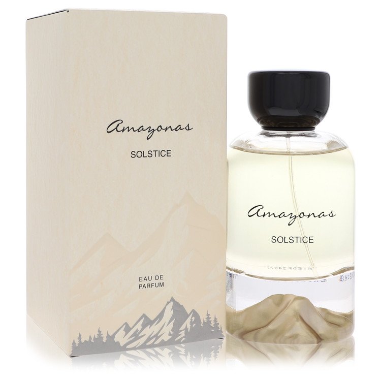 Atralia Amazonas Solstice eau de parfum spray in a clear glass bottle with gold accents, 3.4 oz / 100 ml, by The Fragrance Av
