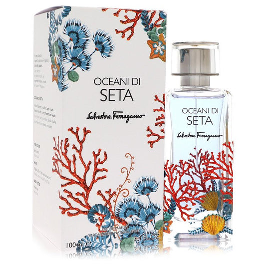 Salvatore Ferragamo Oceani Di Seta Eau De Parfum Spray 3.4 oz / 100 ml Unisex The Fragrance Avenue