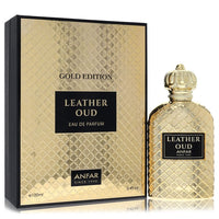 Anfar Eau De Parfum Spray Leather Oud Gold Edition 3.4 oz / 100 ml for Men The Fragrance Avenue