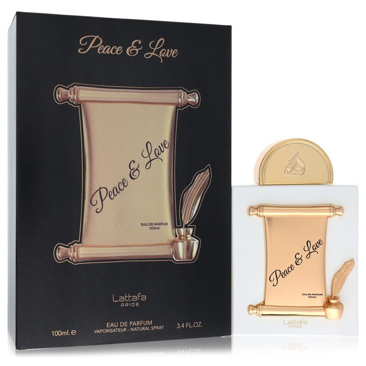Lattafa Peace & Love Unisex Eau de Parfum Spray 3.4 oz / 100 ml The Fragrance Avenue