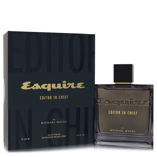 Esquire Editor in Chief Eau de Parfum Spray by Michael Malul for Men, 3.4 oz / 100 ml The Fragrance Avenue