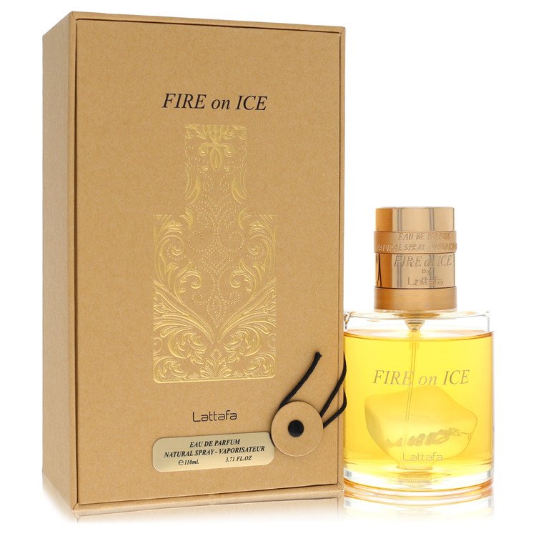 Lattafa Fire on Ice Unisex Eau de Parfum Spray 3.7 oz / 110 ml The Fragrance Avenue